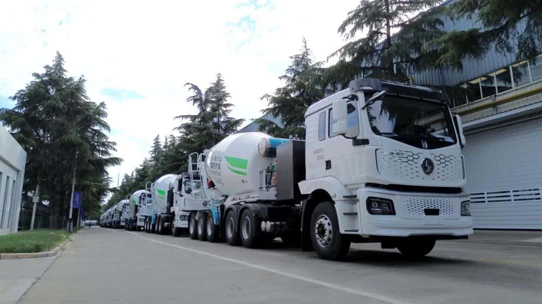 “多拉快跑”利器!中集車輛20臺EV·DTB半掛攪拌車挺進大灣區 “多拉快跑”利器!中集車輛20臺EV·DTB半掛攪拌車挺進大灣區